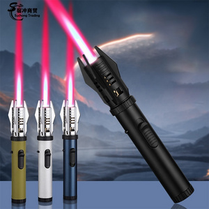 Creative Cool Windproof Lightsaber Design Red Flame Gas Torch Lighter