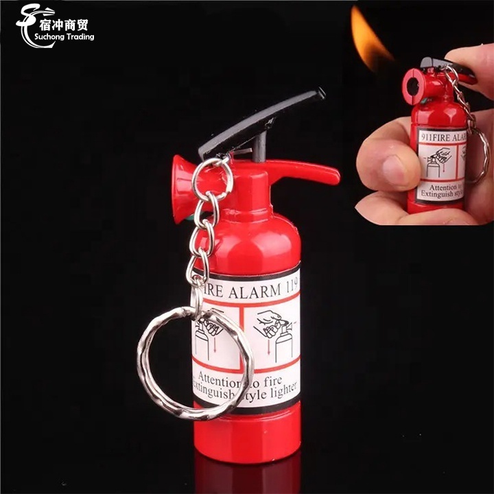 Wholesale Metal Gas Butane Jet Flame Cigarette Fire Extinguisher Lighter