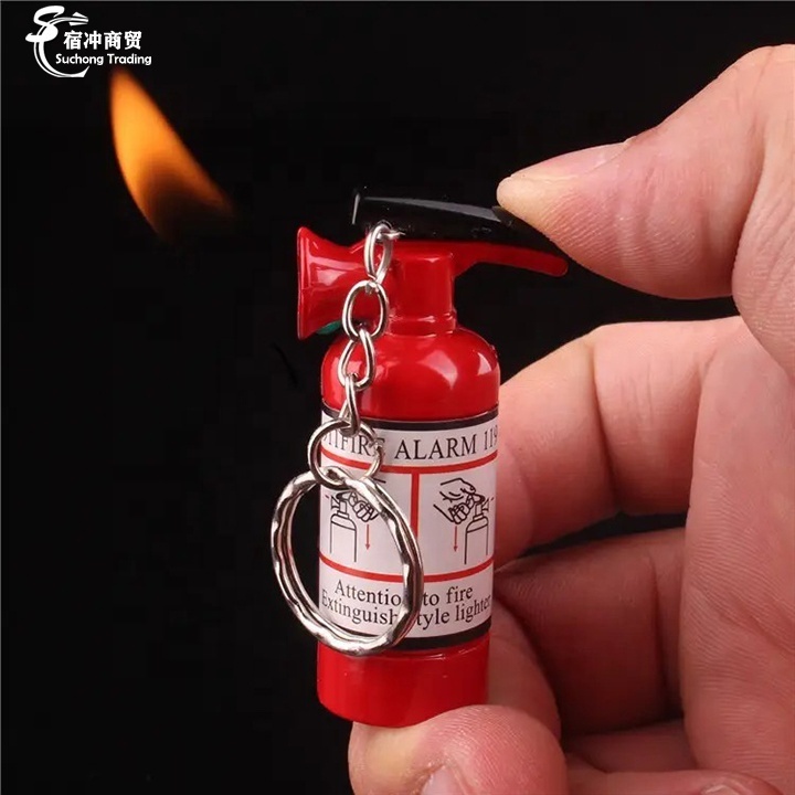 Wholesale Metal Gas Butane Jet Flame Cigarette Fire Extinguisher Lighter