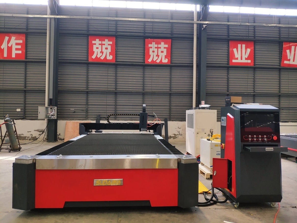 Cnc metal iron cutting machines SUDA FG 1kw 2kw 3kw fiber laser cutting machine for metal