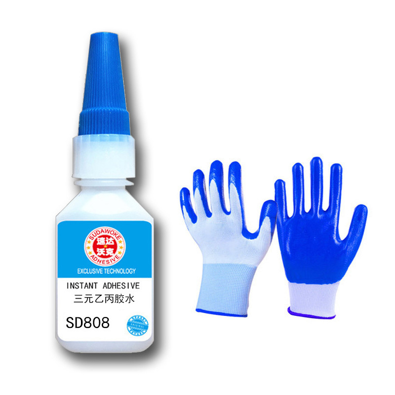 Shoe glue Cyanoacrylate is attached to rubber plastic glue Instant dry adhesive super glue