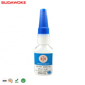 SD415 metal instant glue fast drying glue water resistant high temperature glue immediate adhesive Complimentary glue tube