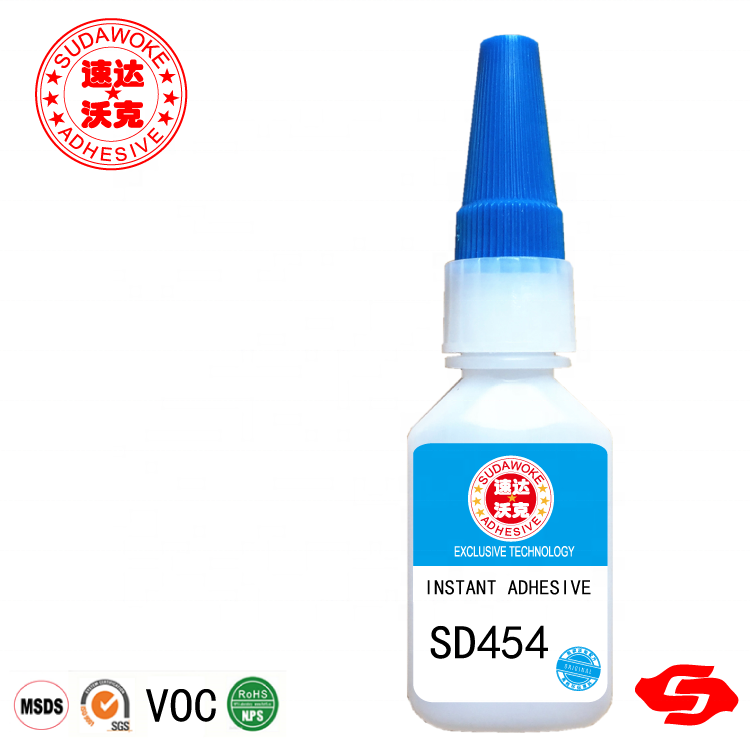 SD454 cream like instant glue high strength fast drying gelly gum high concentration super glue Complimentary glue tube