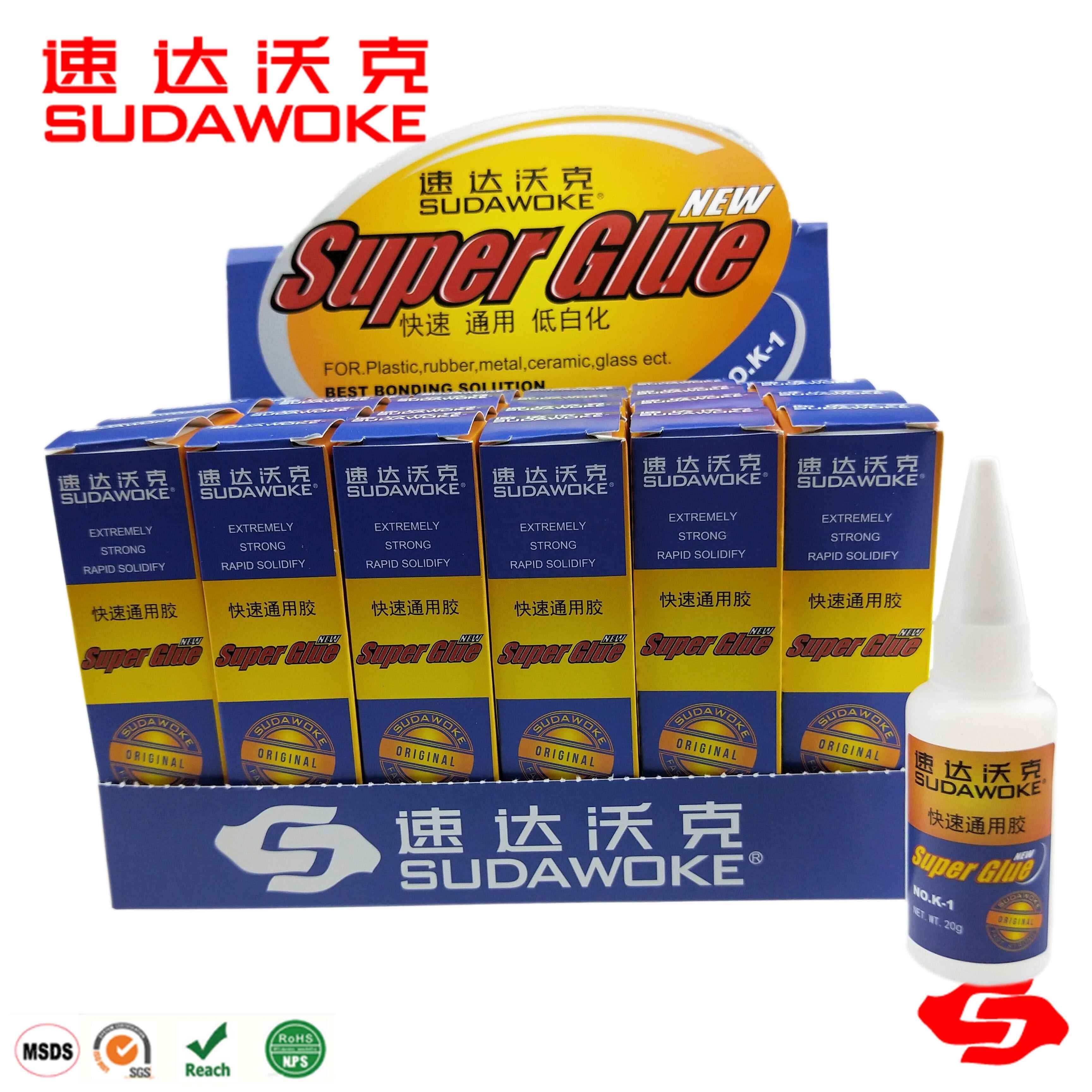 Transparent authentic K-1 fast super glue does not whiten, and the content of strong adhesive is 20g liquid glue