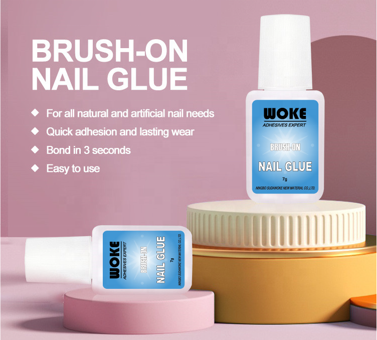 10g High Quality Nail Glue With Brush Strong Adhesive for Nail super glue powder glue