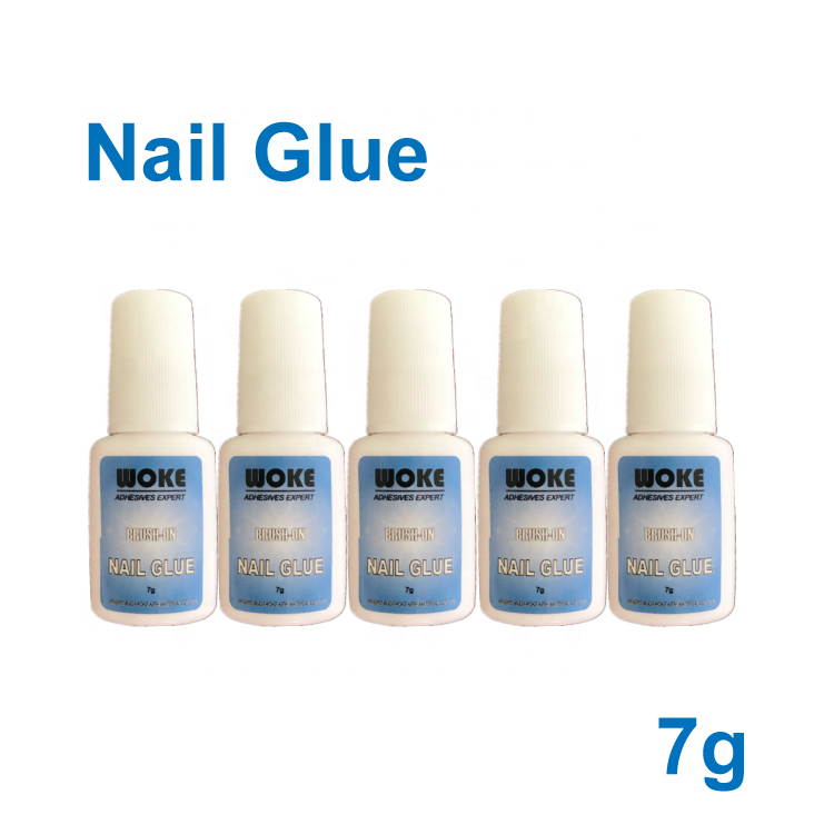 10g High Quality Nail Glue With Brush Strong Adhesive for Nail super glue powder glue