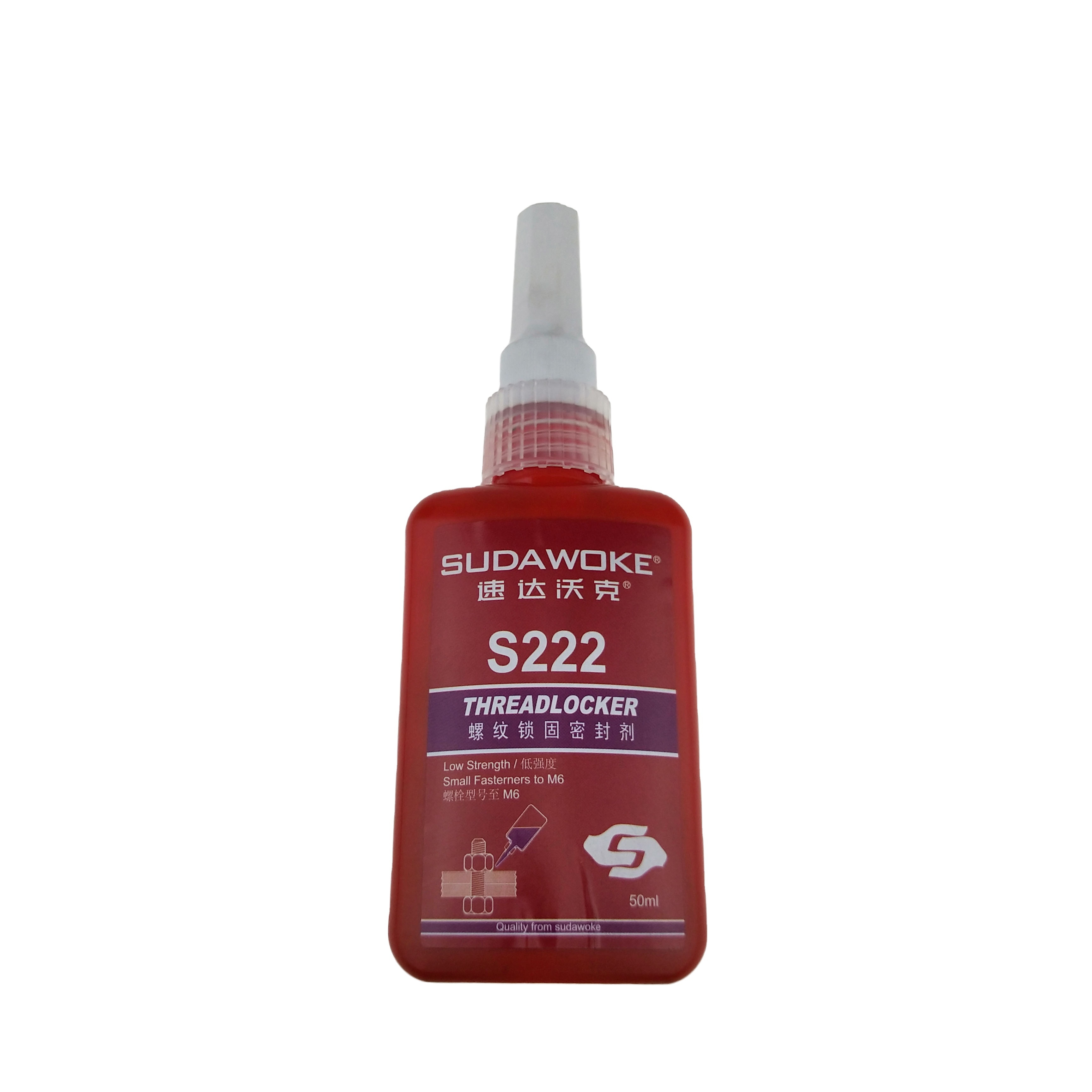 50ml Anaerobic Adhesive S222 thread locking agent purple low-strength glue fast curing