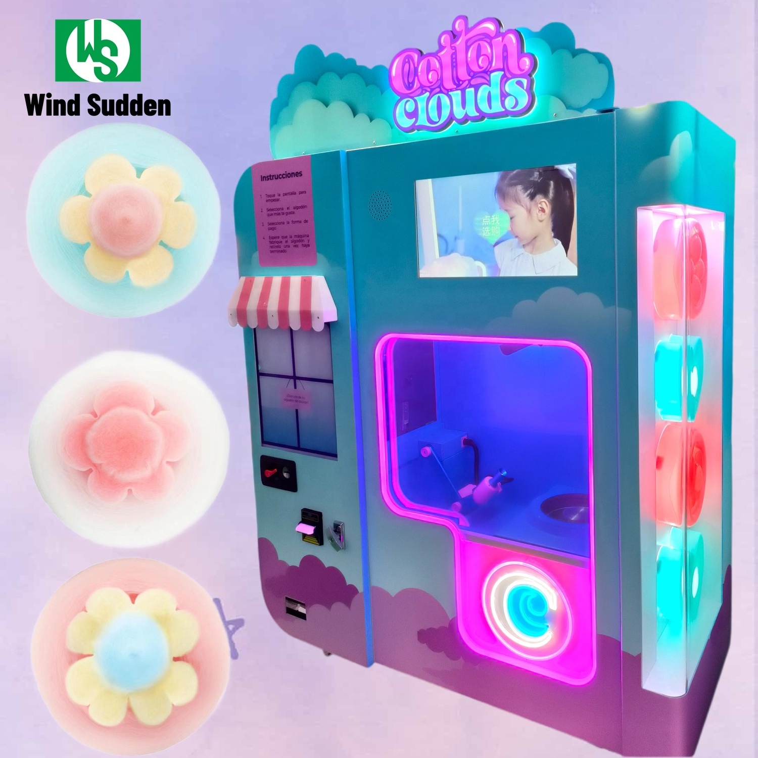 Supermarket Unmanned Bar 24 Hour Automatic Electronics Conveyor Belt Mini Snack Cotton Candy Vending Machine Snacks In Malaysia