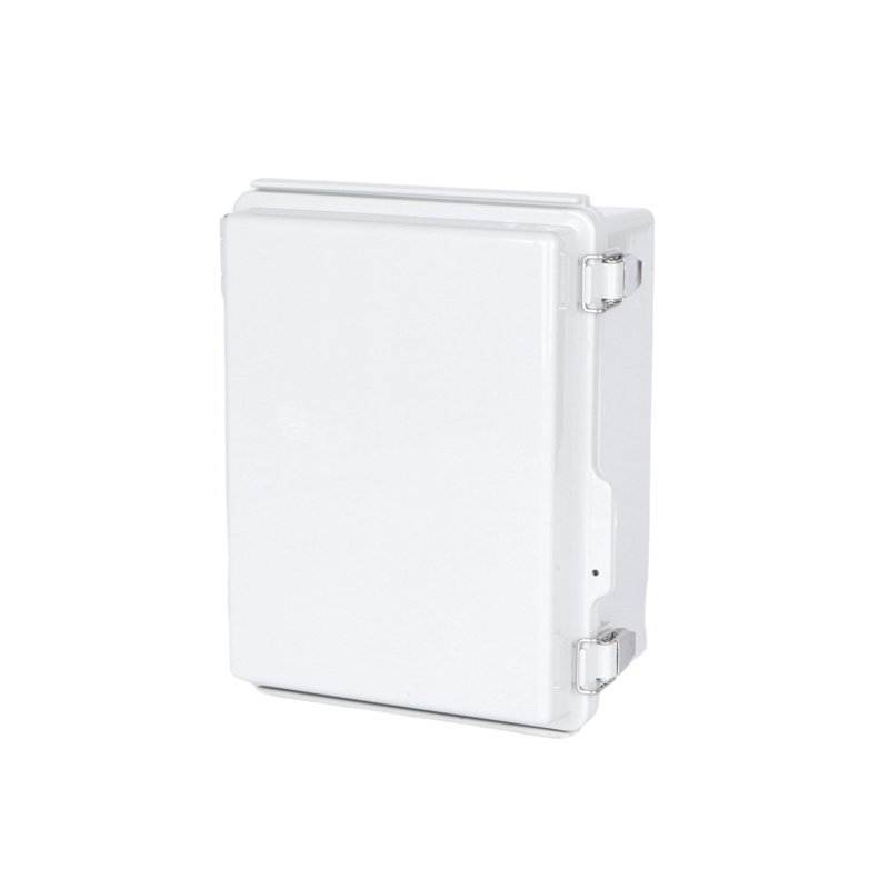 IP65  junction box electronics enclosure Plastic Waterproof Hinged Electrical Box with Stainless Steel Clasp