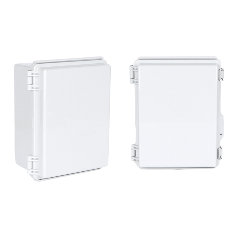 IP65  junction box electronics enclosure Plastic Waterproof Hinged Electrical Box with Stainless Steel Clasp