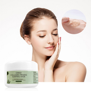 CAMAZ Face Care Facial Moisturizer Hydrating Skincare Collagen Night Water Sleeping Face Mask