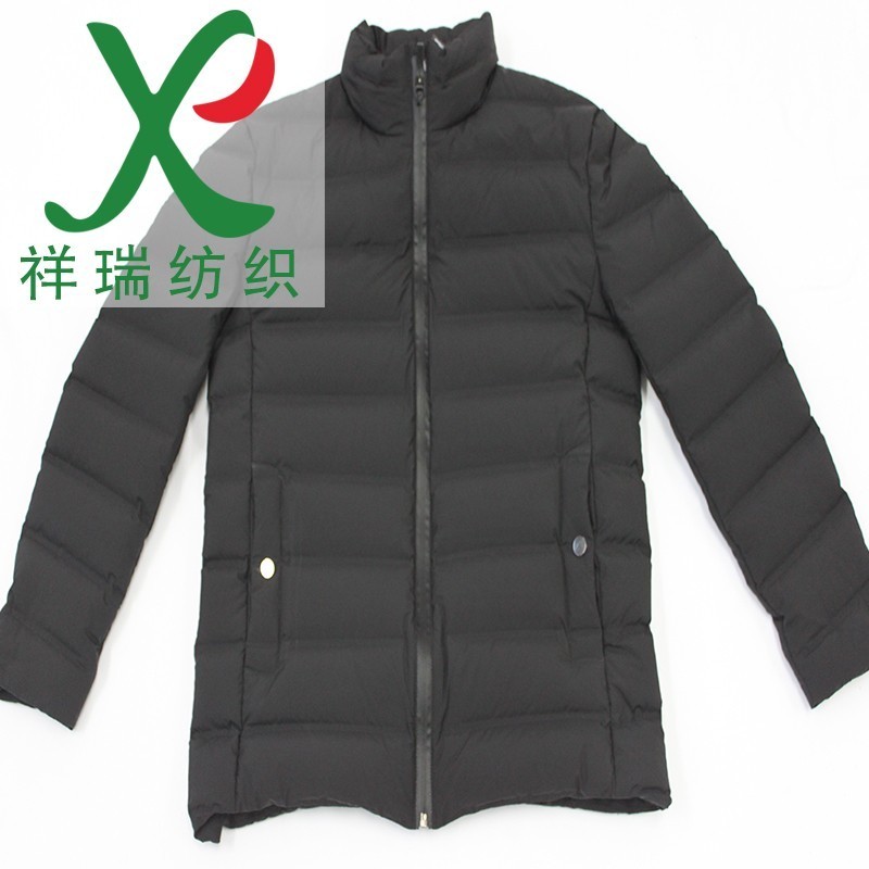 Highquality Waterproof Quilted Padding Down Filled Polyester Jacket coat Fabric Jacquard double-layer flannel