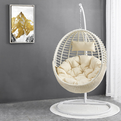 Nordic Creative Bedroom Living Room Balcony Outdoor Bird's Nest Rattan Swing Chair