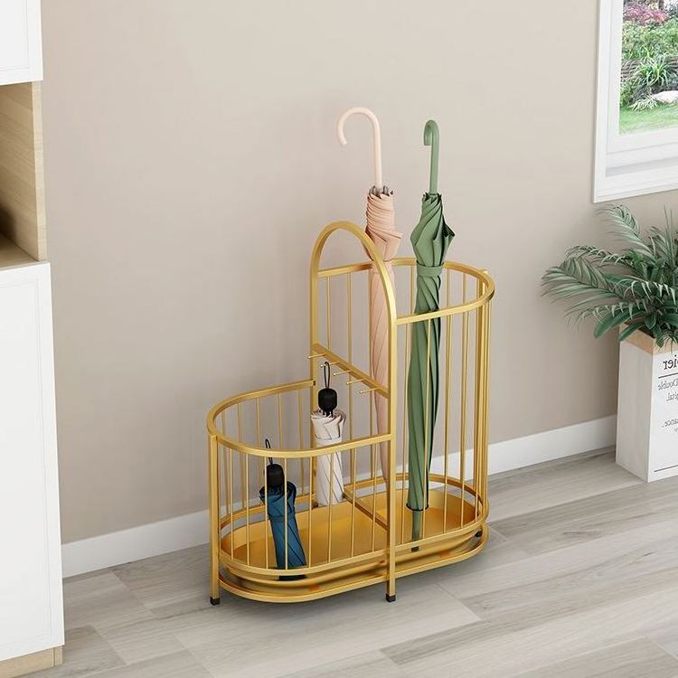 Household Umbrella Stand Hotel Commercial Into Door Dripping Umbrella Bucket Umbrella Storage Rack