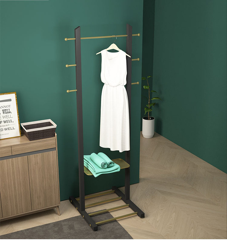 Nordic Modern Minimalist Hanger Floor Bedroom Hanger Coat Rack Household Bag Rack Shelf Clothes Rack