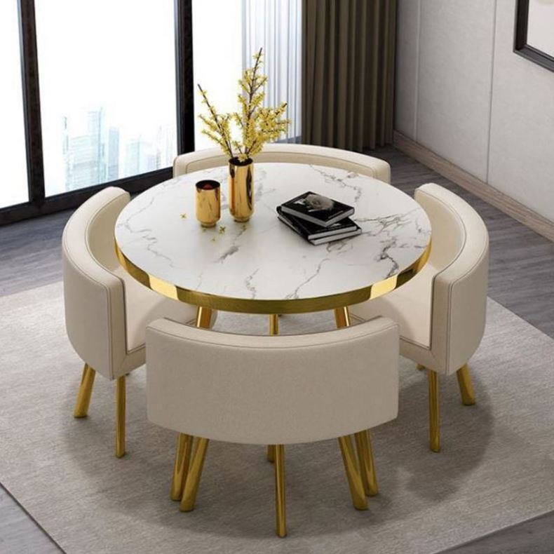 New Design Home Furniture Solid Wood Classic Dinner House Round Rotating Dining Table