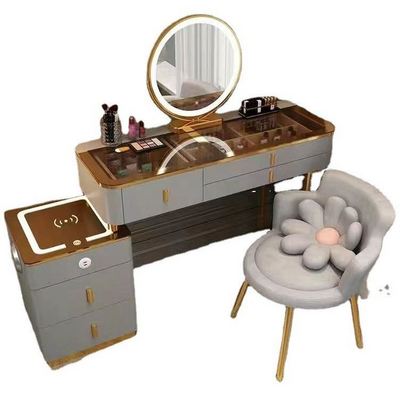 Intelligent Dressing Table Wireless Charging Light Luxury Nordic Bedroom Dressing Table Modern Simple And Multifunctional