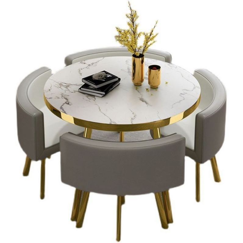 New Design Home Furniture Solid Wood Classic Dinner House Round Rotating Dining Table