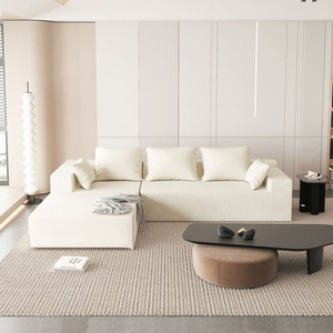 Customize Sectional Modular Sofas De Salon White Combination Couch Living Room I/L-Shape Sofa Bed