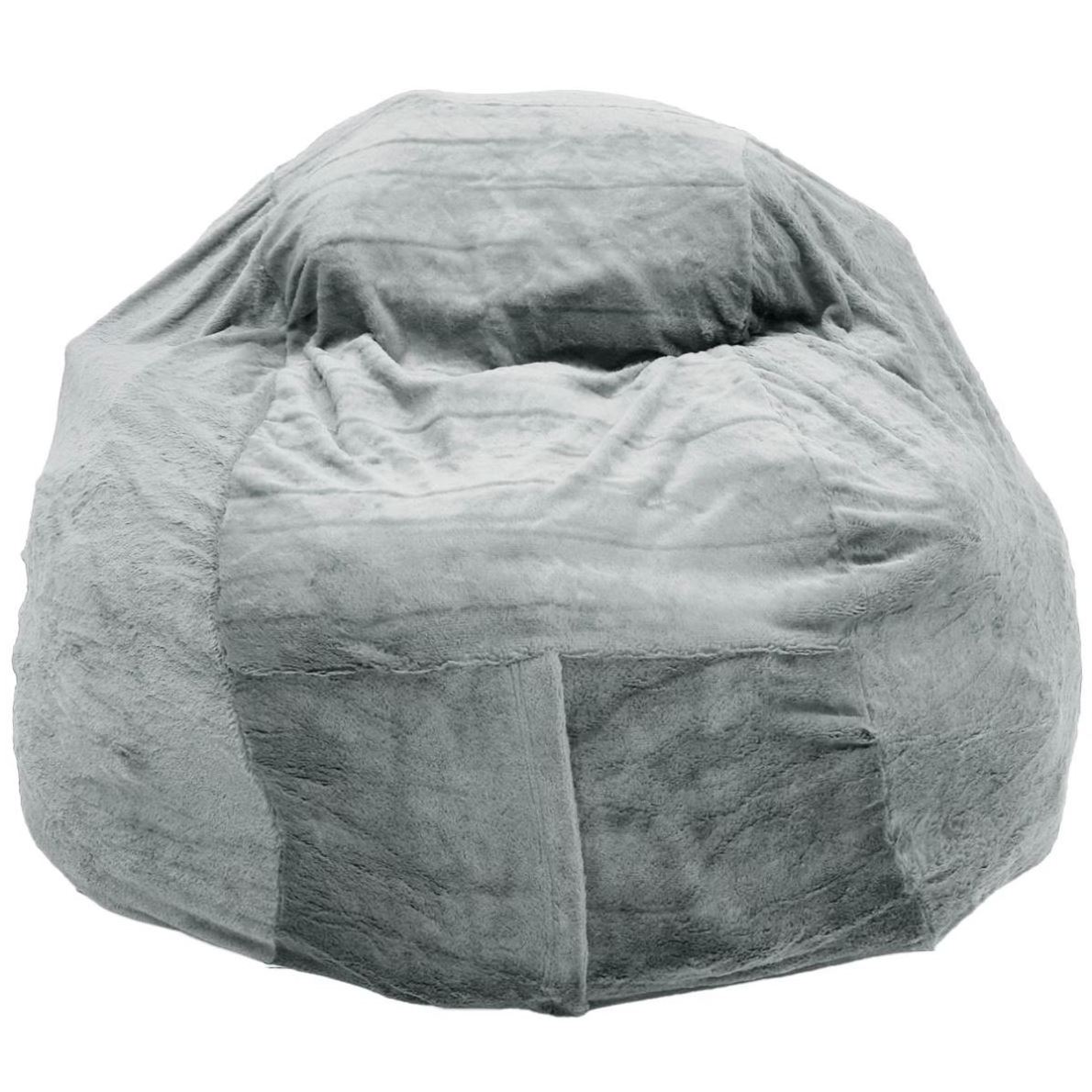 Storage Soft Fluffy Bean Bag Cover Home Sofa Chair Cover No Filler Bean Bag Lazy Sofa Bed Cover For Bedroom