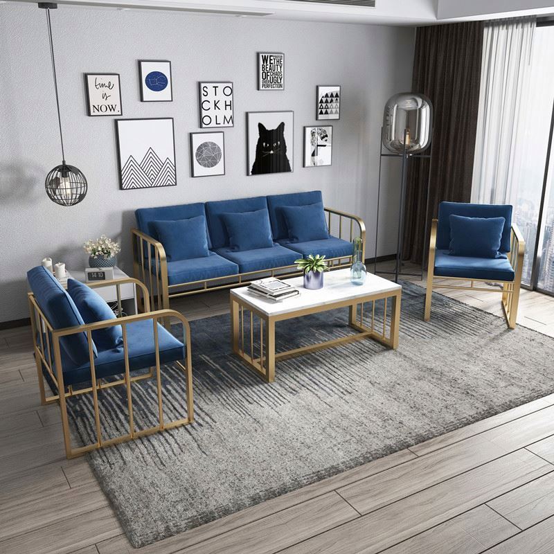 Nordic Modern Sofa Small Living Room Ins Style Web Celebrity Chair Office Metal Sofa Combination Leisure Sofa Chair