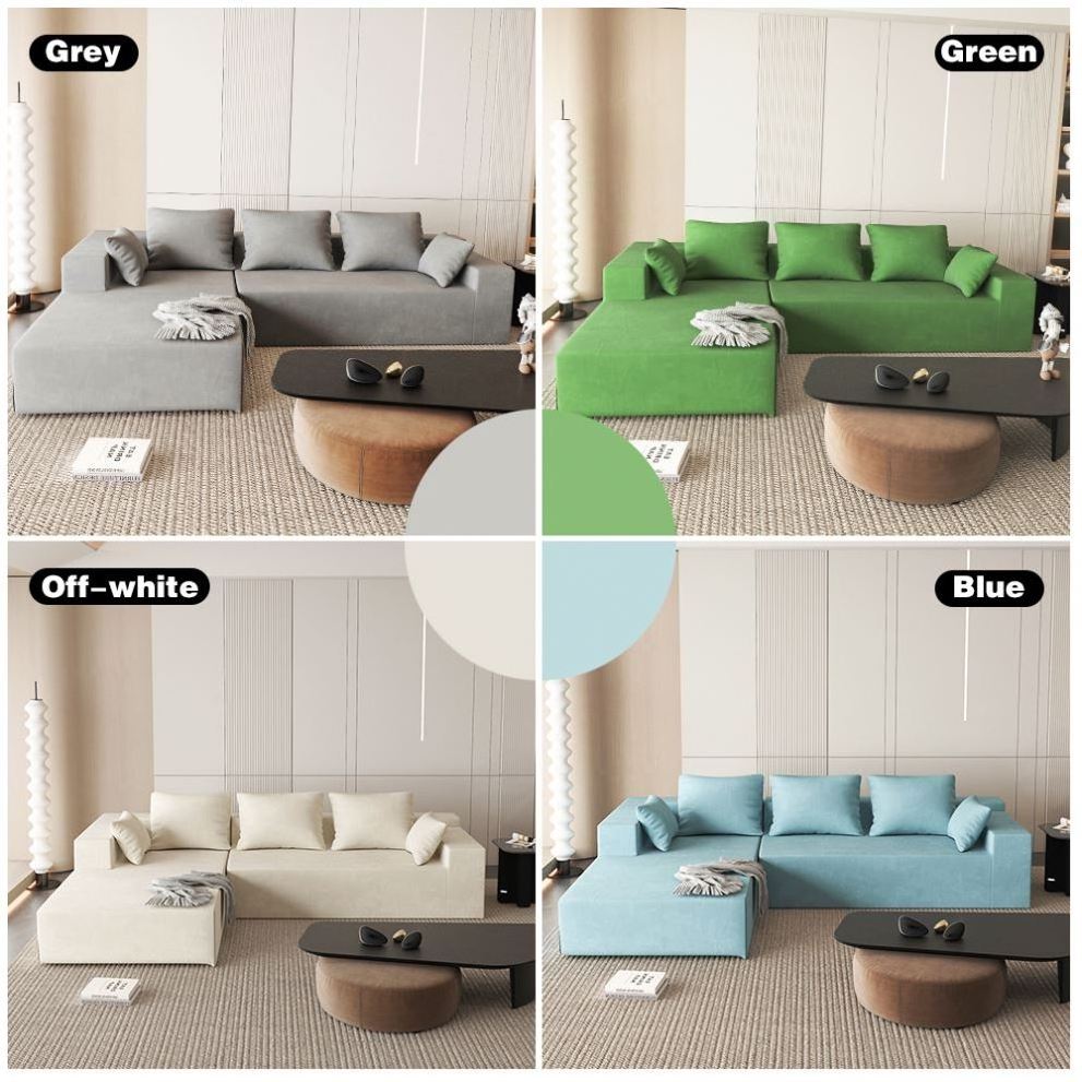 Customize Sectional Modular Sofas De Salon White Combination Couch Living Room I/L-Shape Sofa Bed