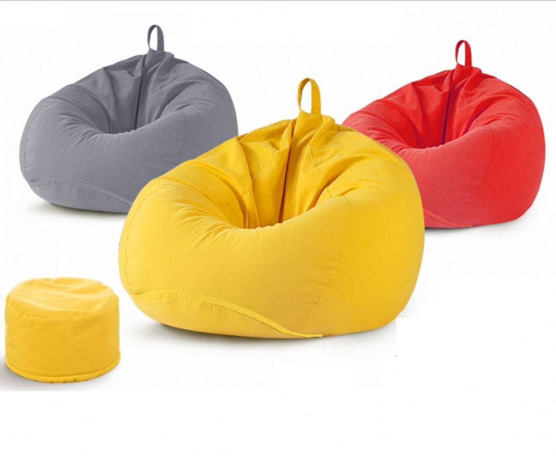 The Giant Large Big Huge Coffee Cornhole  Moon Pod Outdoor Kids Filling Filler Comfortable  Lazy Sofa Bean Bag Bed Chair