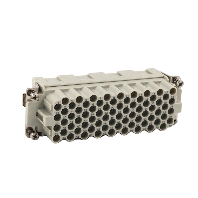 HEEE ultra-high density heavy-duty connector multi-core butt connection plug 40/60/72 single connector high quantity connector