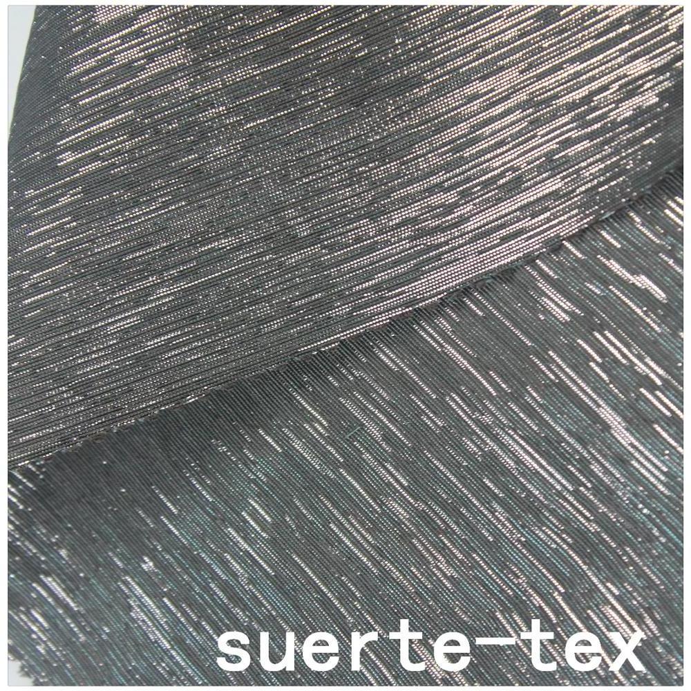 New manufacturing meteor star nylon spandex metallic lurex polyester tinsel fabric