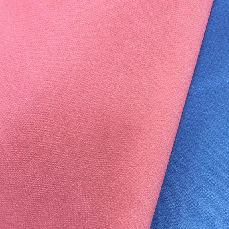 Customized color twill/plain peach skin fabric 100 polyester micro fiber woven sports jersey fabric for swim boardshort