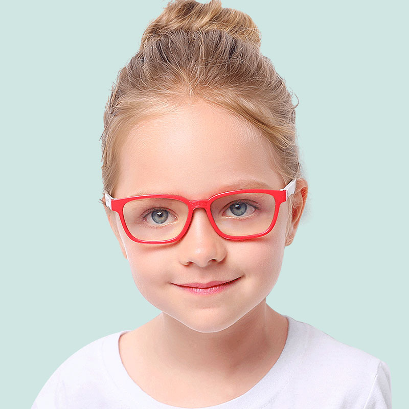 new flexible silicone optical eyeglasses frames computer glasses bluelight kids anti blue light blocking glasses for kids