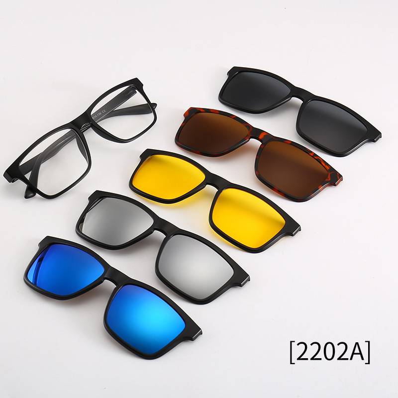 Polarized Sunglasses Magnetic Visor Clip on Hat Sunglasses Optical Glasses Frame