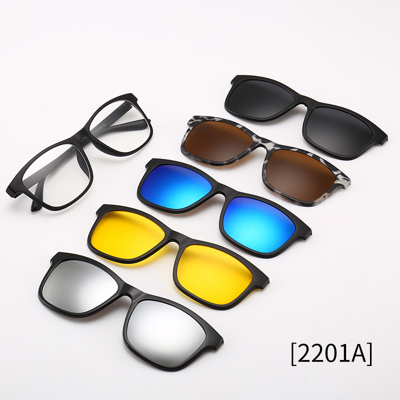 Polarized Sunglasses Magnetic Visor Clip on Hat Sunglasses Optical Glasses Frame