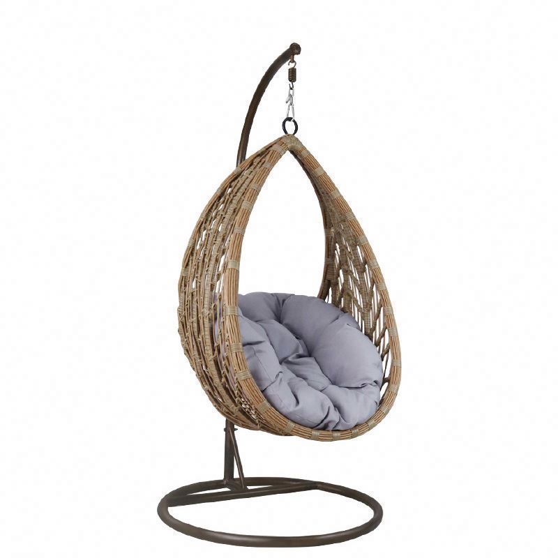 2023 Suessen Swing Hanging Basket Cane Chair Garden Balcony Bird's Nest Cane Woven Arc Hanging Basket Factory Wholesale