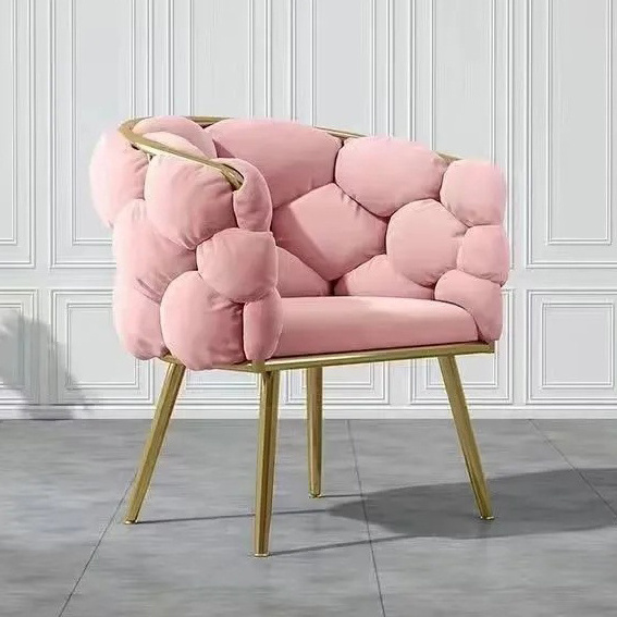 Chair Gold Luxury Cheap Nordic Modern Wholesale Metal Sofa Home Sets Velvet Waiting Lounge Accent Furniture Living Room Chairs