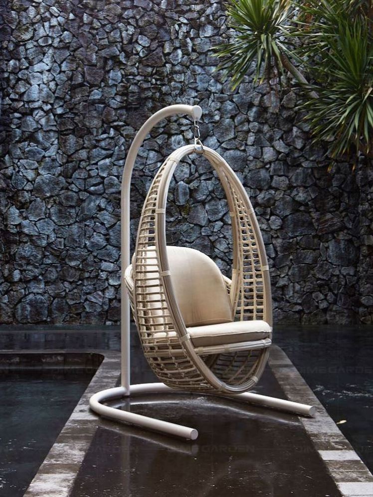 2023 Suessen Hanging Basket Rattan Chair Rattan Woven Bird's Nest Landing Modern Rocking Chair Cradle Outdoor Swing