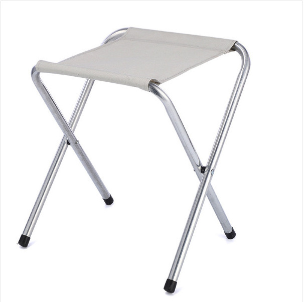 2023 Suessen Factory Price Outdoor Aluminum Alloy Portable Folding Stool Mazza Leisure Camping Fishing Chair Fork Stool