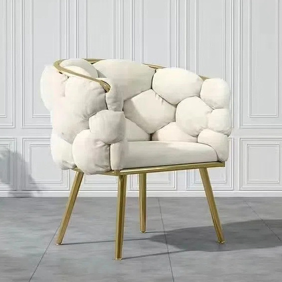 Chair Gold Luxury Cheap Nordic Modern Wholesale Metal Sofa Home Sets Velvet Waiting Lounge Accent Furniture Living Room Chairs