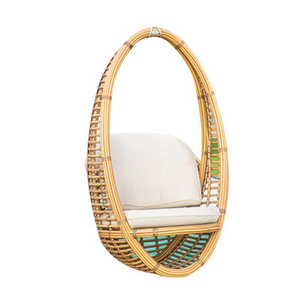 2023 Suessen Hanging Basket Rattan Chair Rattan Woven Bird's Nest Landing Modern Rocking Chair Cradle Outdoor Swing