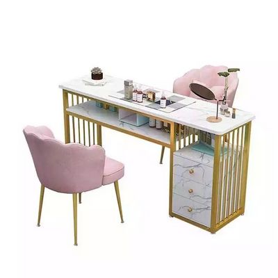 Nice Nails Bar Station Salon Furniture Wood Nail Tables Nail Desk Manicure Table With Chair