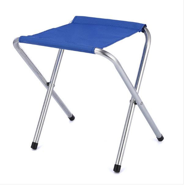 2023 Suessen Factory Price Outdoor Aluminum Alloy Portable Folding Stool Mazza Leisure Camping Fishing Chair Fork Stool