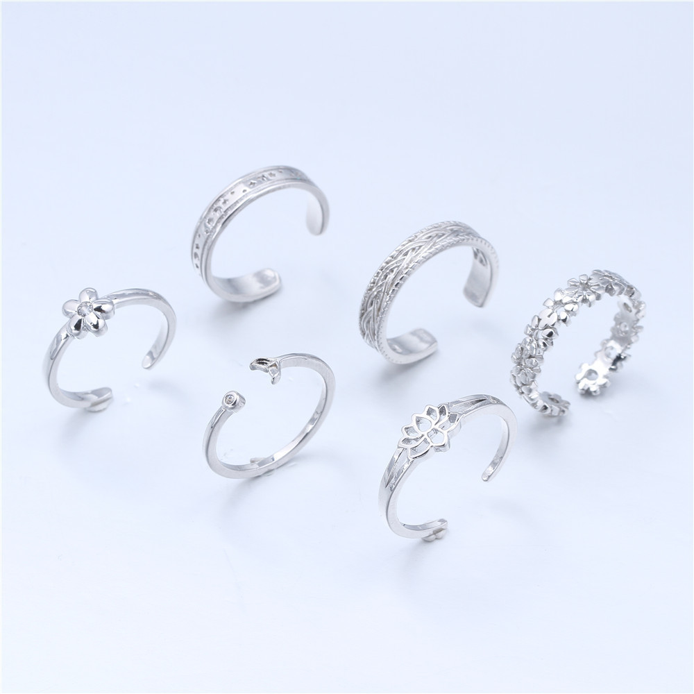 Stainless Steel Gold Silver Fashion Jewelry Toe Rings