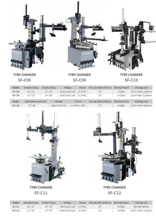 High Quality Tire Mounting Machine Swing Arm Tire Changer Automotive Tools And Equipment