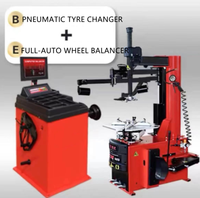 High Quality Fully Automatic Tire Changer Machine Unite Tire Changer For Car/ full automatic car manual wheel balancer