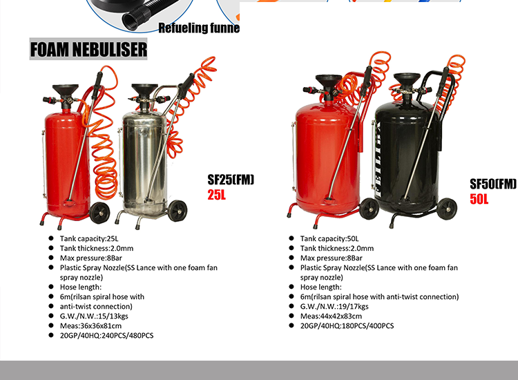 Hot selling pressure foam cannon/snow foam gun/car wash foam cannon high pressure washer machine