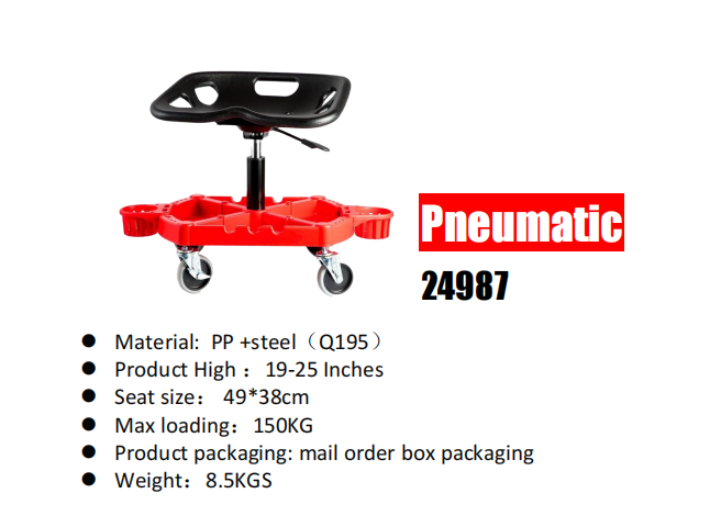 24987 Roller storage Stool Roller Mechanics Seat Automotive Mobile Rolling Mechanics Stool Creeper Seat for car