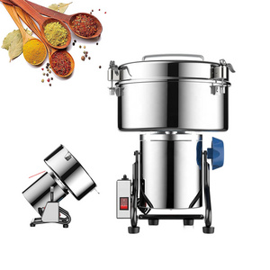 High speed 3500g electric powder grinder all purpose stainless steel dry spices food grinder machine