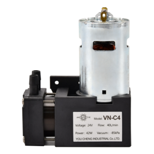 VN-C4 12/24V 42W 26-32L/min Industrial Silent Electric DC Mini Vacuum Pump Small Air Piston Pump