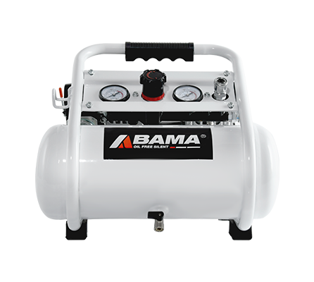 New 220V 1HP 128L/min Portable Electric Dental Piston Air Compressor With 8L Aluminium Air Tank