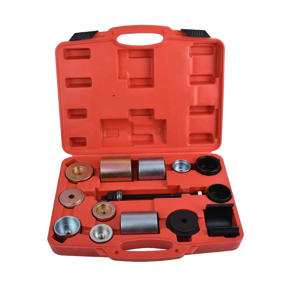 SUGETOOLS 14pcs automotive car repair tools E36 E46 E90 E60 bearing separator pull and press sleeve kit set